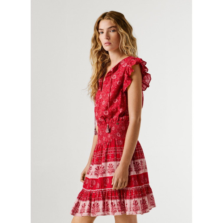 VESTIDO CORTO MUJER PEPE JEANS ESTAMPADO FLORAL