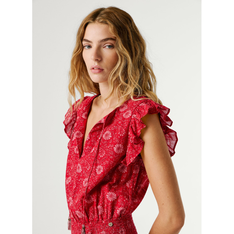 VESTIDO CORTO MUJER PEPE JEANS ESTAMPADO FLORAL