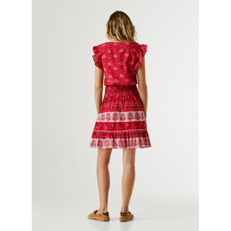 VESTIDO CORTO MUJER PEPE JEANS ESTAMPADO FLORAL