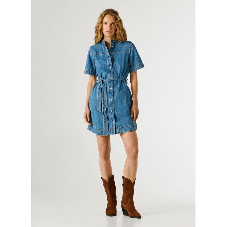 VESTIDO MUJER  PEPE JEANS DENIM DRESS VICTORIA SS