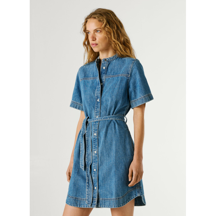 VESTIDO MUJER  PEPE JEANS DENIM DRESS VICTORIA SS