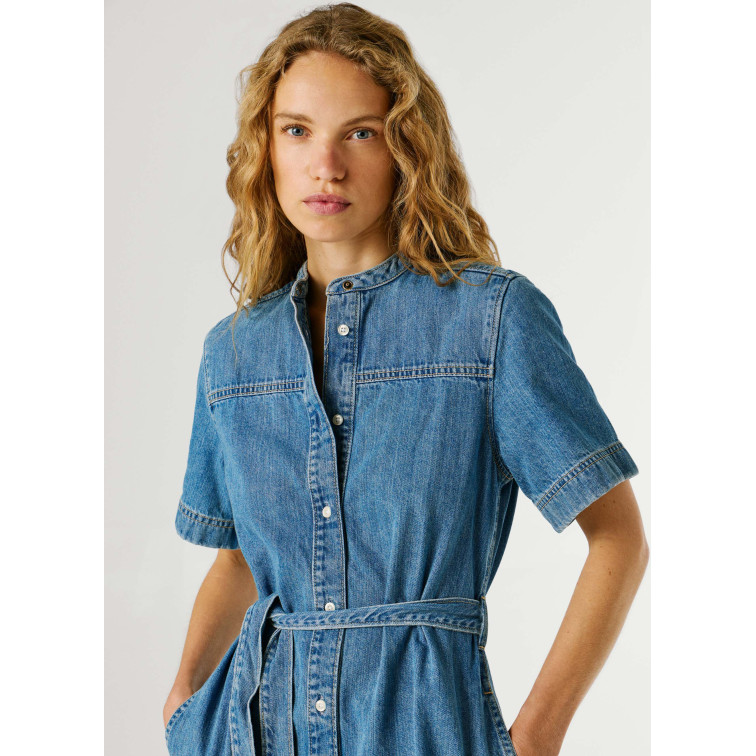 VESTIDO MUJER  PEPE JEANS DENIM DRESS VICTORIA SS
