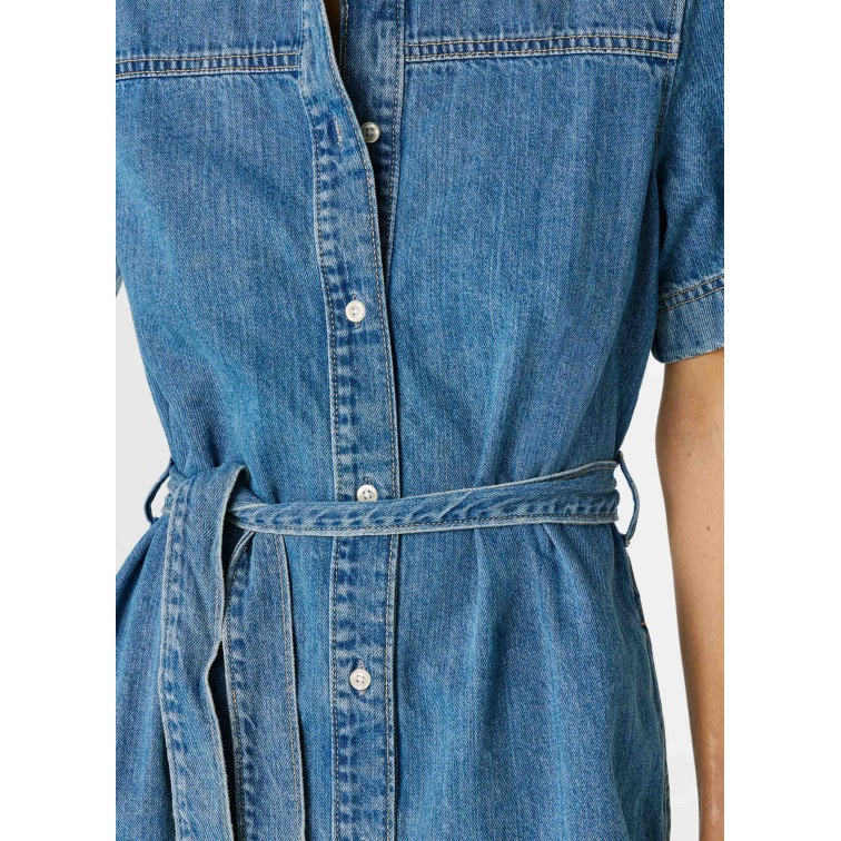 VESTIDO MUJER  PEPE JEANS DENIM DRESS VICTORIA SS