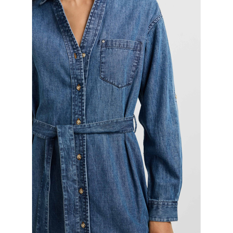 VESTIDO MUJER  PEPE JEANS ANGIE CLASSIC SHIRT DRESS