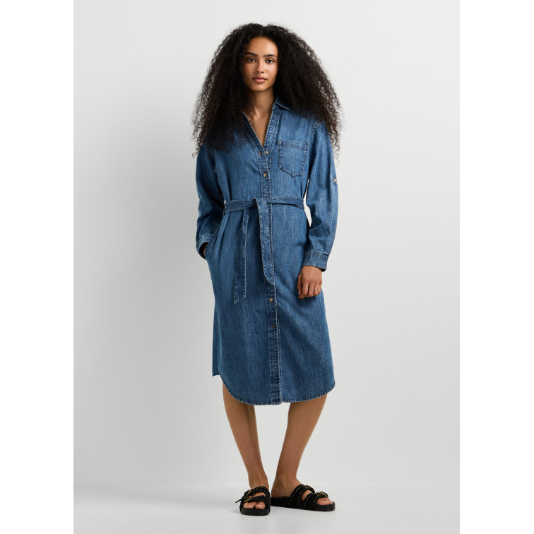VESTIDO MUJER  PEPE JEANS ANGIE CLASSIC SHIRT DRESS