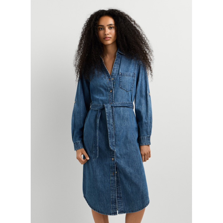 VESTIDO MUJER  PEPE JEANS ANGIE CLASSIC SHIRT DRESS