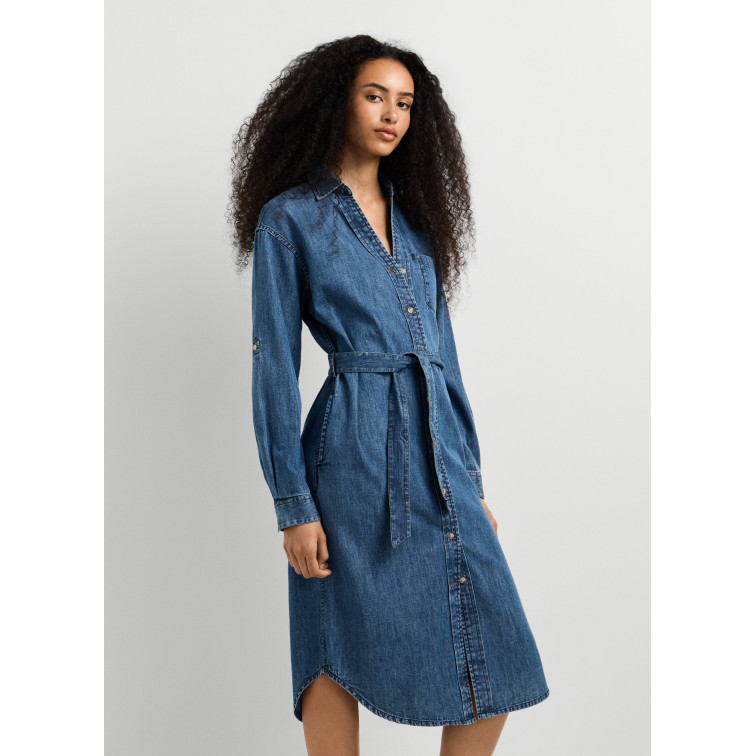 VESTIDO MUJER  PEPE JEANS ANGIE CLASSIC SHIRT DRESS