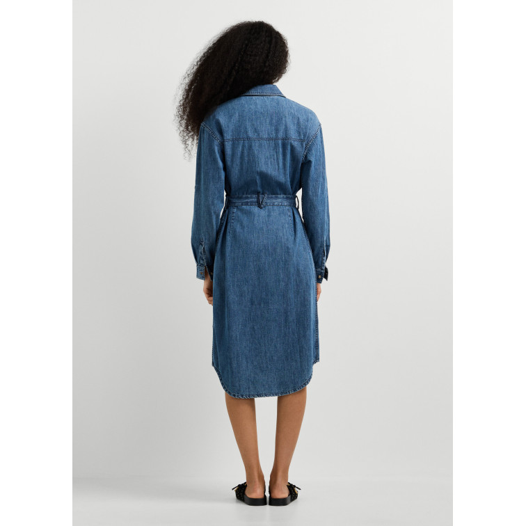 VESTIDO MUJER  PEPE JEANS ANGIE CLASSIC SHIRT DRESS