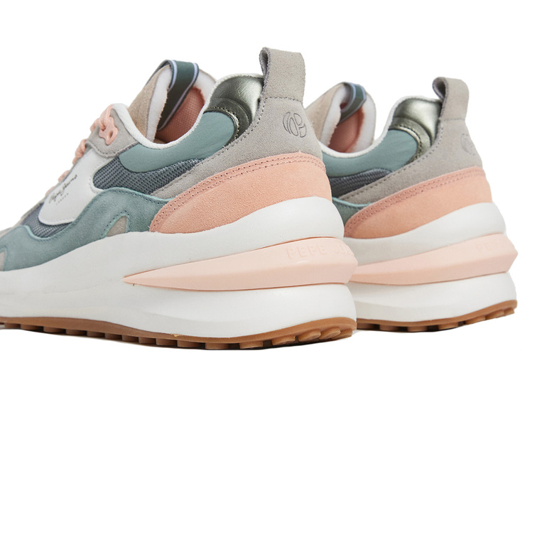 ZAPATILLA MUJER PEPE JEANS CON DETALLES EN ANTE