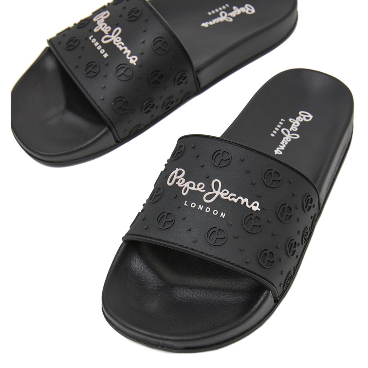 CHANCLA CON LOGO RELIEVE MUJER PEPE JEANS SLIDER PLAIN