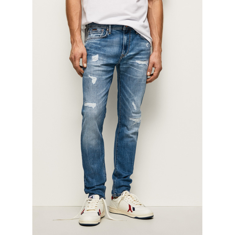 VAQUERO FIT REGULAR ROTOS HOMBRE PEPE JEANS STANLEY STARDUST