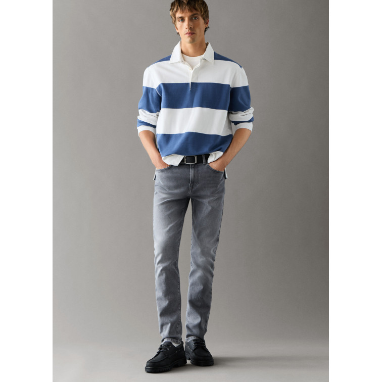 VAQUERO HOMBRE PEPE JEANS FINSBURY FIT SKINNY TIRO REGULAR