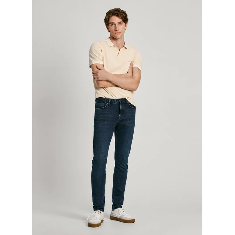 VAQUERO HOMBRE PEPE JEANS FIT SKINNY TIRO REGULAR LARGO 32