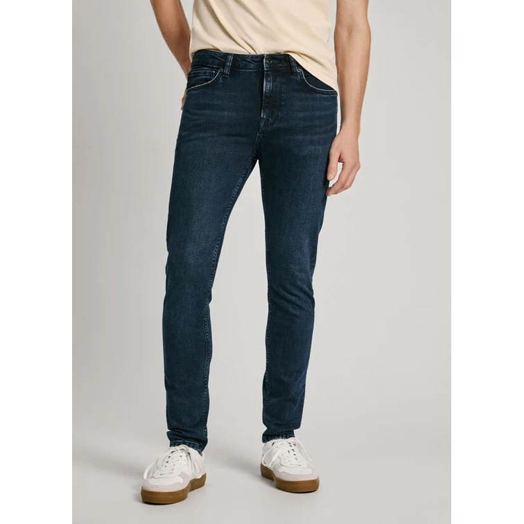 VAQUERO HOMBRE PEPE JEANS FIT SKINNY TIRO REGULAR LARGO 32