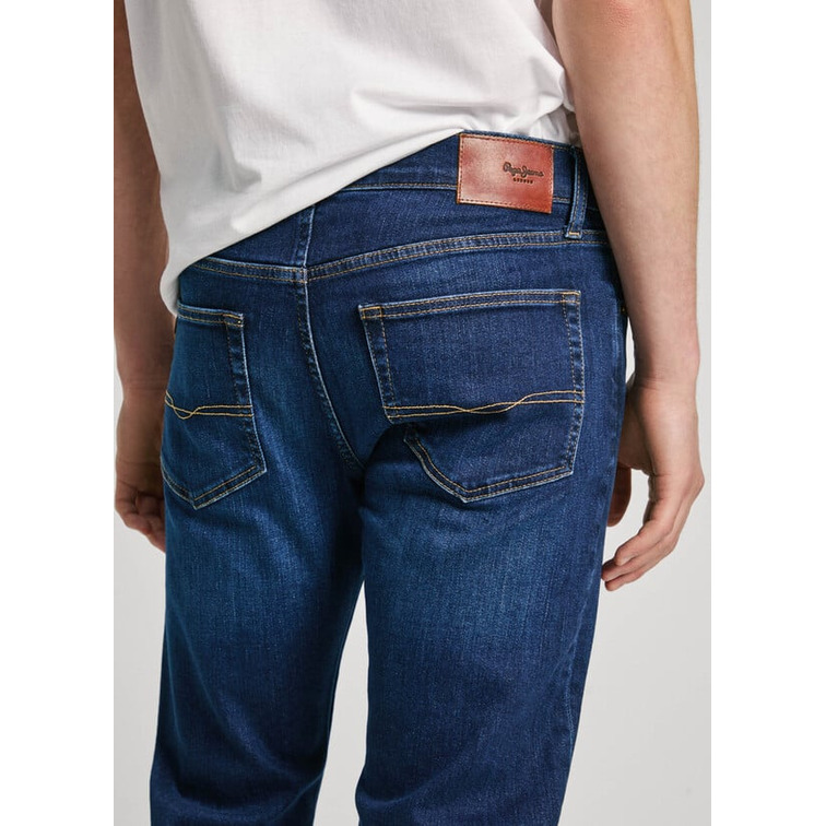 VAQUERO HOMBRE PEPE JEANS FIT SLIM TIRO REGULAR LARGO 34