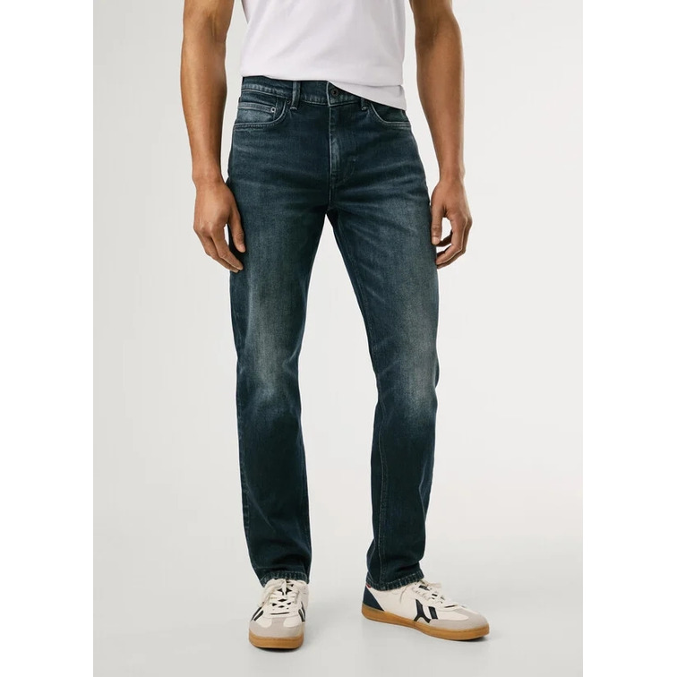 VAQUERO HOMBRE  PEPE JEANS SLIM JEANS HATCH FS BLUE BLACK