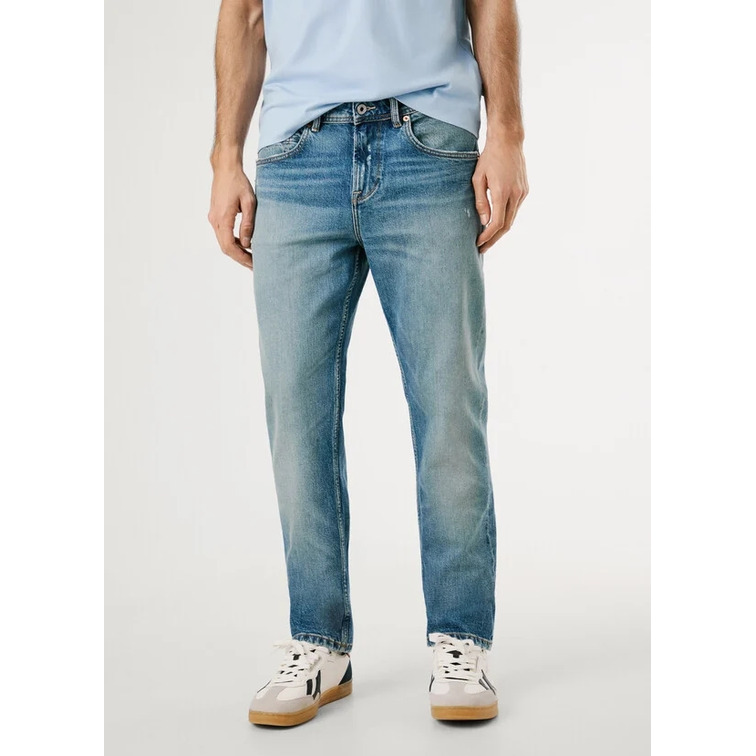 VAQUERO HOMBRE  PEPE JEANS STRAIGHT JEANS CASH FS PALE TI