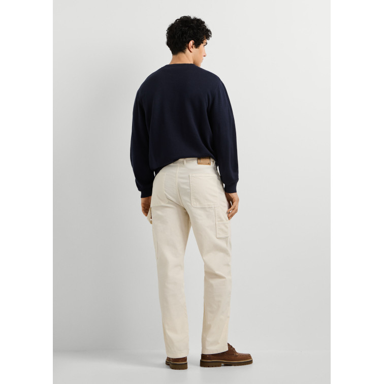 PANTALÓN HOMBRE  PEPE JEANS RELAXED WASHED CARPENTER CANVA