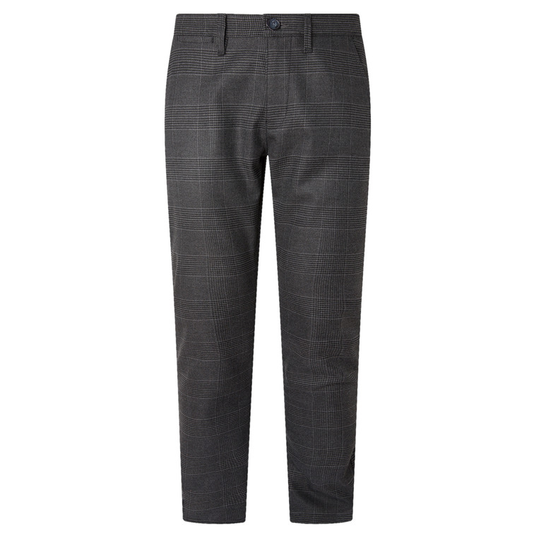 PANTALÓN A CUADROS HOMBRE PEPE JEANS CHARLY BRUSHED LARGO 34