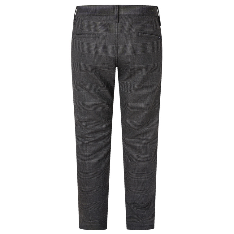 PANTALÓN A CUADROS HOMBRE PEPE JEANS CHARLY BRUSHED LARGO 34