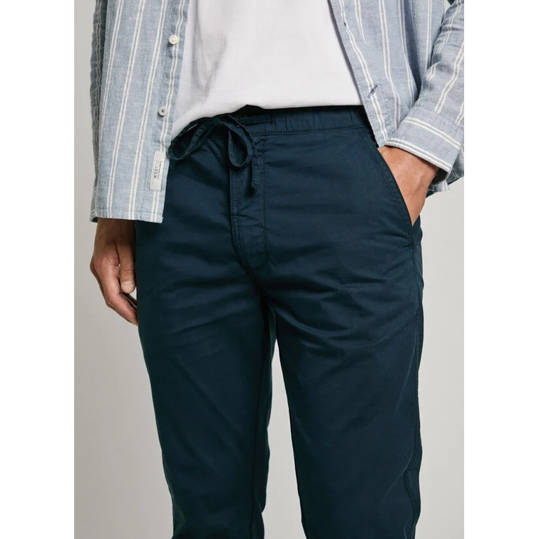 PANTALÓN CHINO HOMBRE PEPE JEANS EN POPELÍN ELASTICO