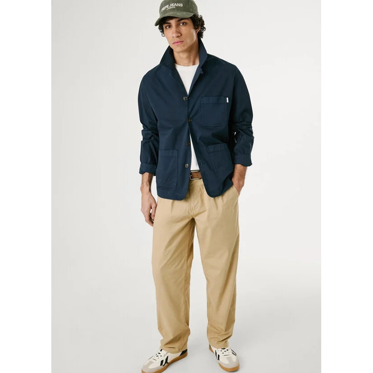 PANTALÓN HOMBRE  PEPE JEANS RELAXED PLEATED POPLIN PANT