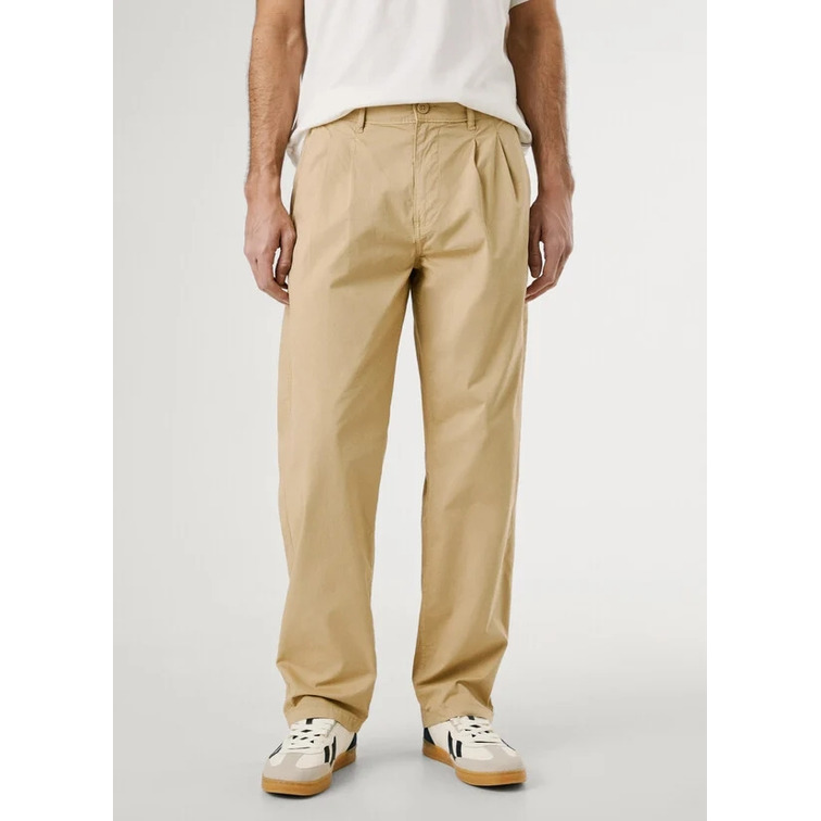 PANTALÓN HOMBRE  PEPE JEANS RELAXED PLEATED POPLIN PANT