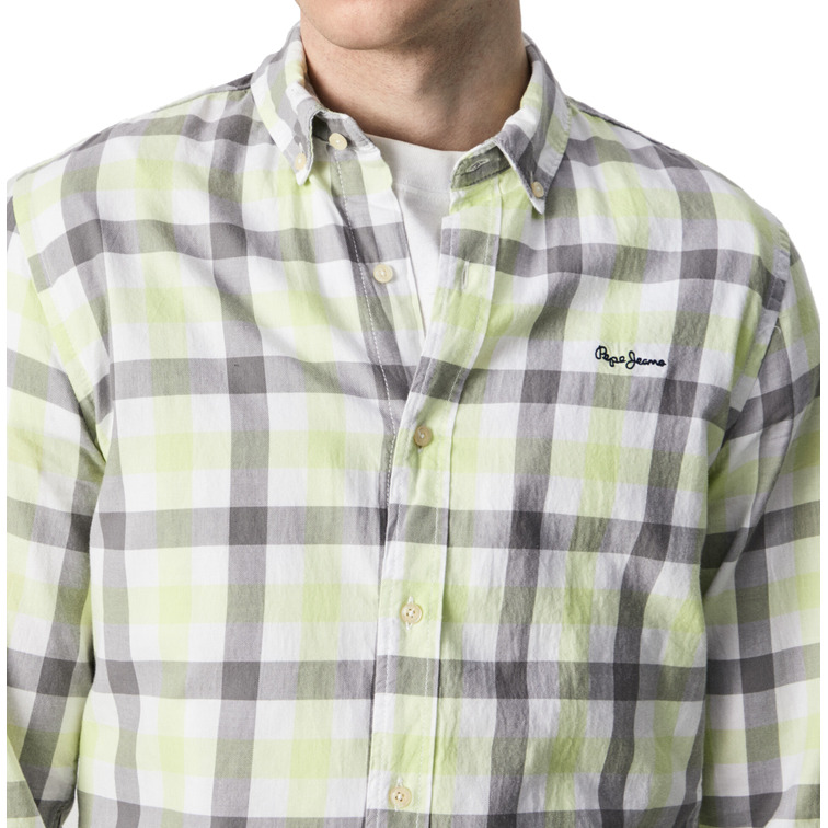 CAMISA DE CUADROS EN FRANELA HOMBRE PEPE JEANS PEMBROKE