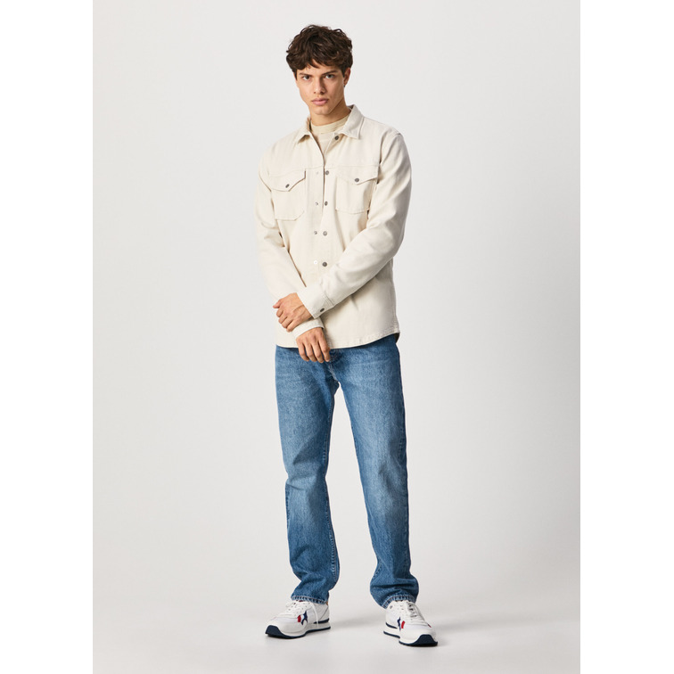 CAMISA HOMBRE  PEPE JEANS DAVE NATURAL