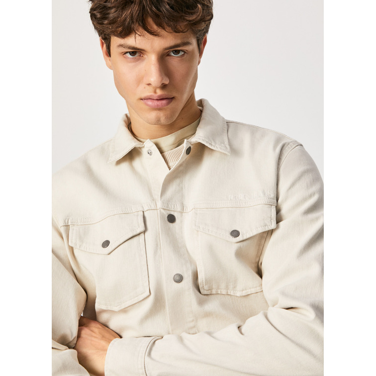 CAMISA HOMBRE  PEPE JEANS DAVE NATURAL