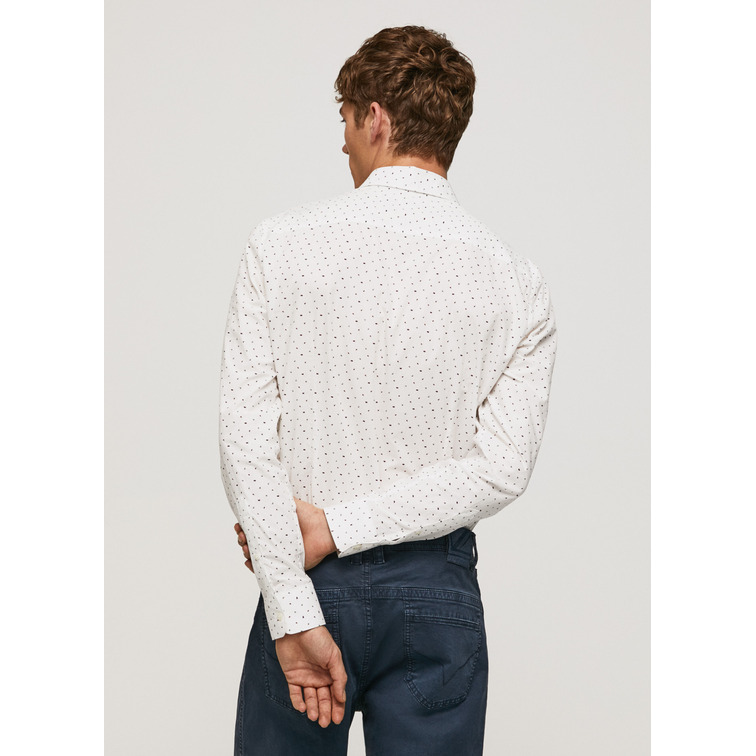 CAMISA ESTAMPADA DE ALGODÓN HOMBRE PEPE JEANS FORMBY