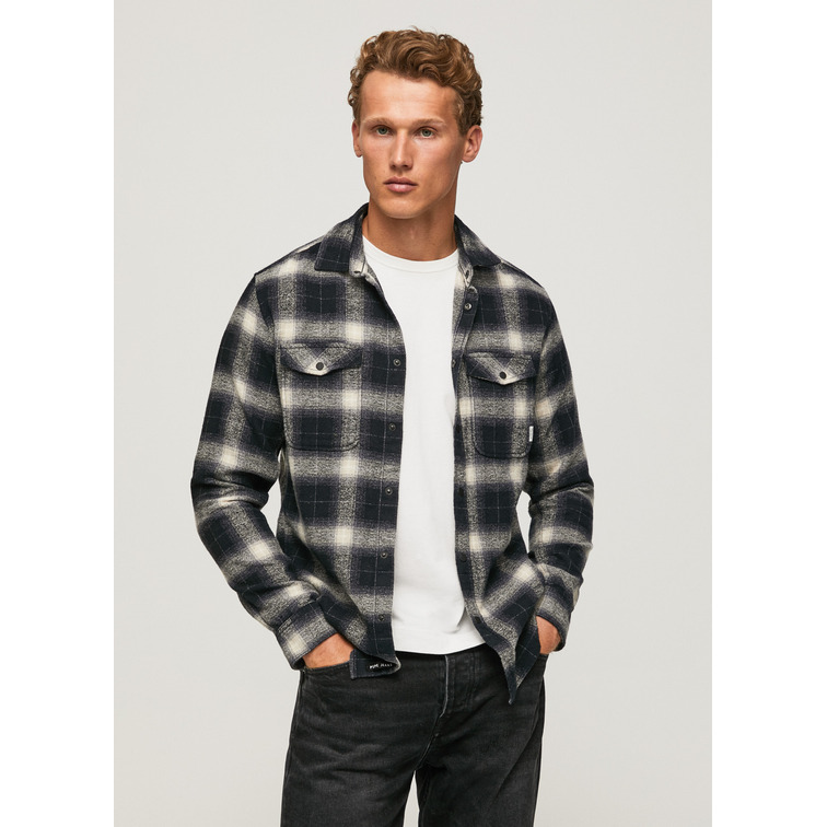 CAMISA DE FRANELA A CUADROS HOMBRE PEPE JEANS FREDERICK