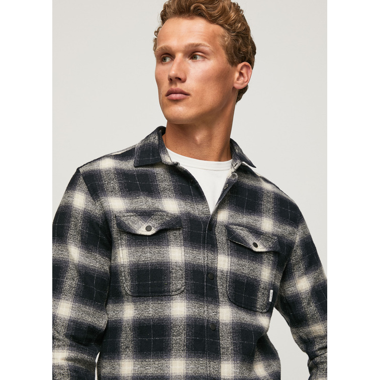 CAMISA DE FRANELA A CUADROS HOMBRE PEPE JEANS FREDERICK