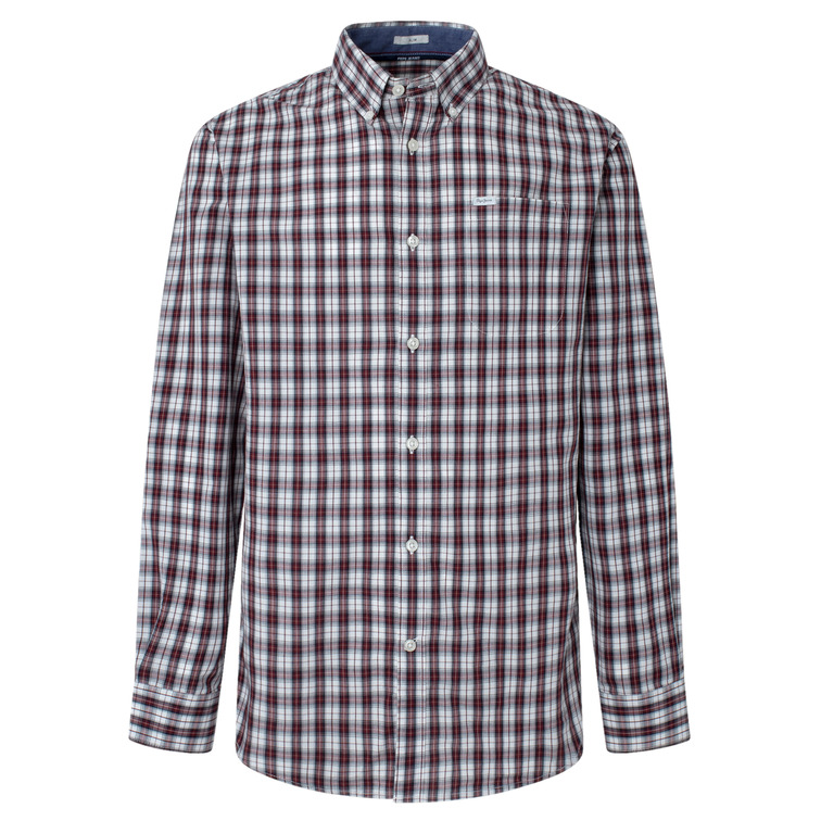 CAMISA DE ALGODÓN A CUADROS HOMBRE PEPE JEANS FULLER
