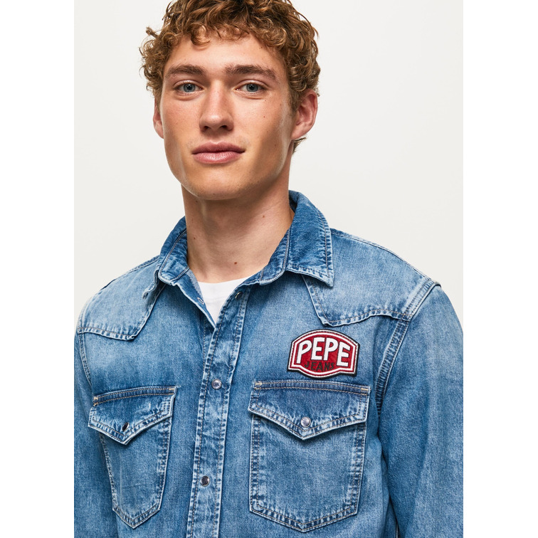 CAMISA DENIM HOMBRE PEPE JEANS NOAH