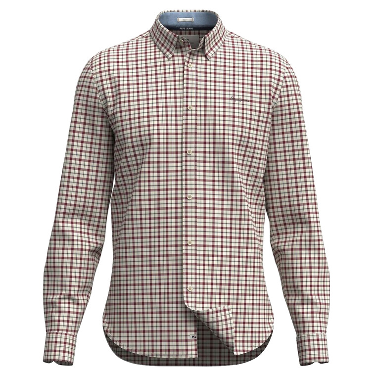 CAMISA POPELÍN CUADROS HOMBRE PEPE JEANS CUNNINGHAM