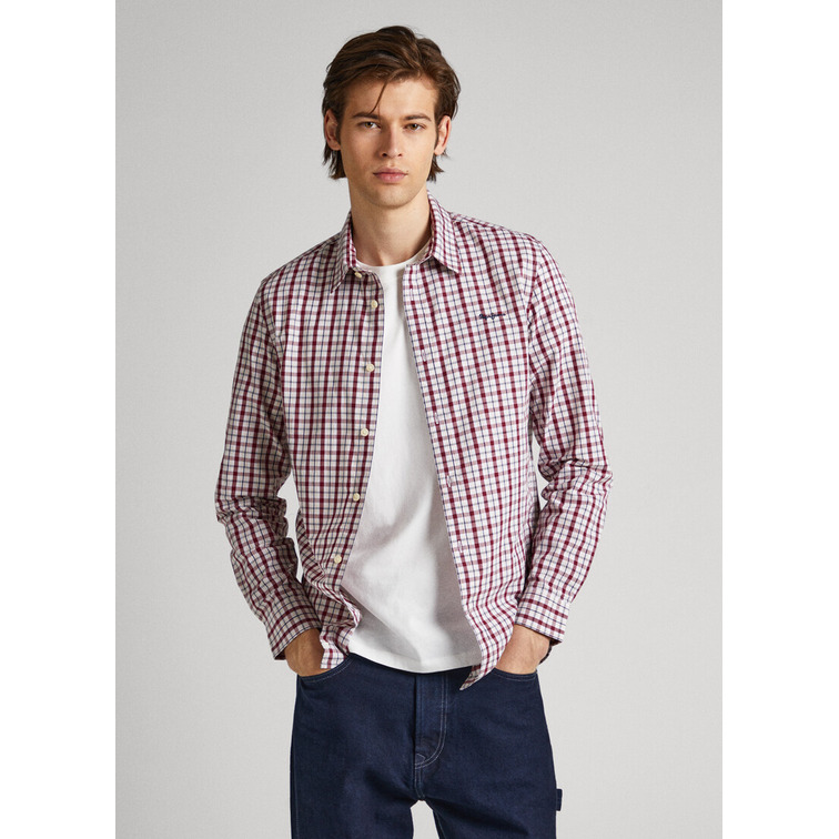 CAMISA POPELÍN CUADROS HOMBRE PEPE JEANS CUNNINGHAM