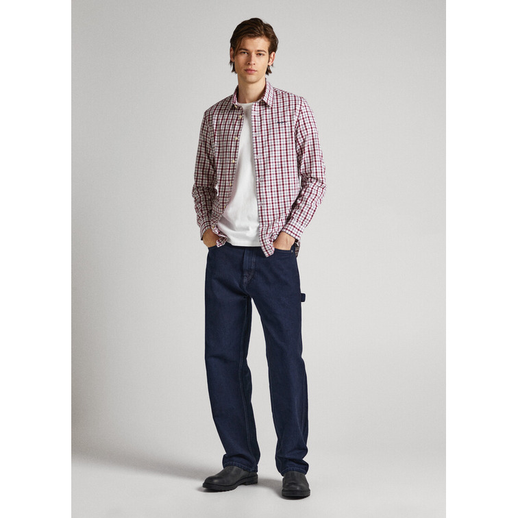 CAMISA POPELÍN CUADROS HOMBRE PEPE JEANS CUNNINGHAM