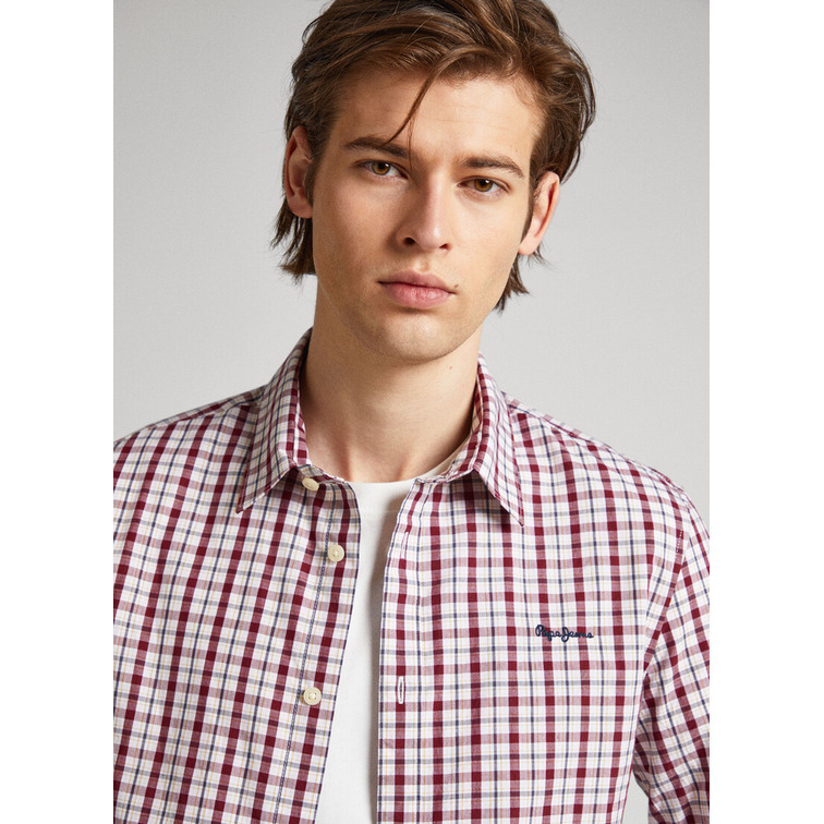 CAMISA POPELÍN CUADROS HOMBRE PEPE JEANS CUNNINGHAM