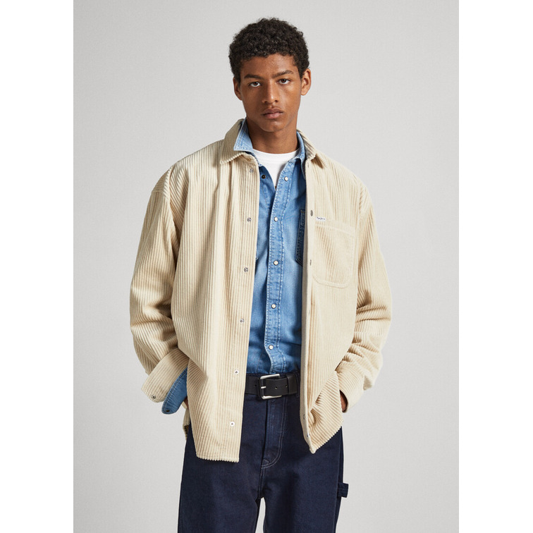 CAMISA PANA FIT OVERSIZED HOMBRE PEPE JEANS DEVON
