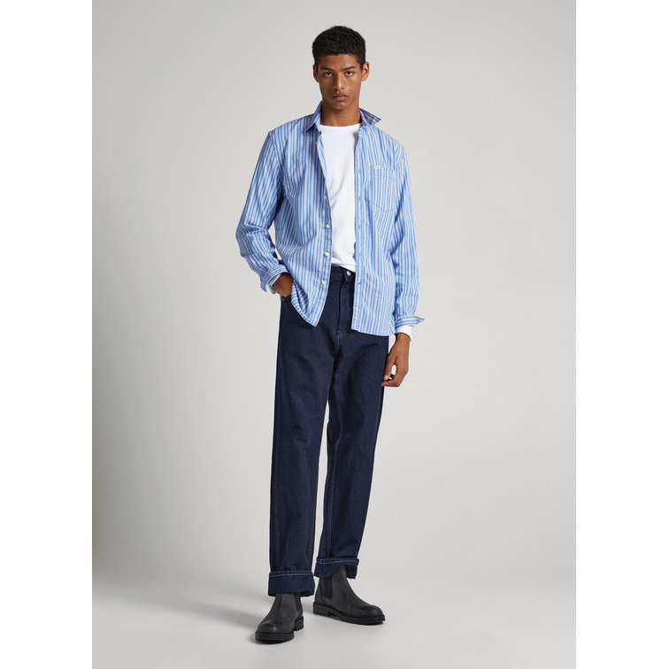 CAMISA POPELÍN RAYAS HOMBRE PEPE JEANS CASTLE