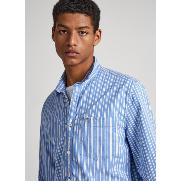 CAMISA POPELÍN RAYAS HOMBRE PEPE JEANS CASTLE