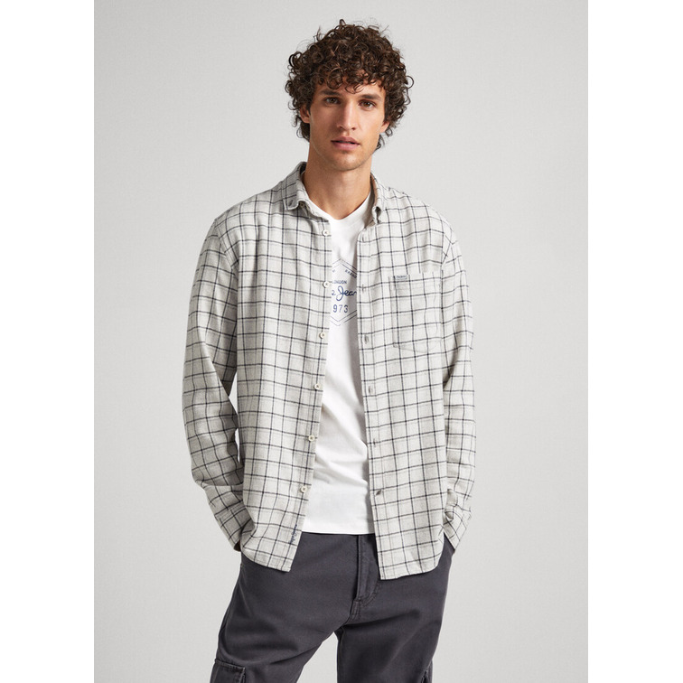 CAMISA MELANGE CUADROS HOMBRE PEPE JEANS CASTLE