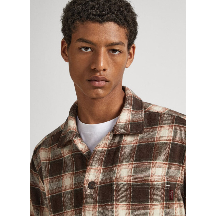 SOBRECAMISA FRANELA CUADROS HOMBRE PEPE JEANS CHAENDLER