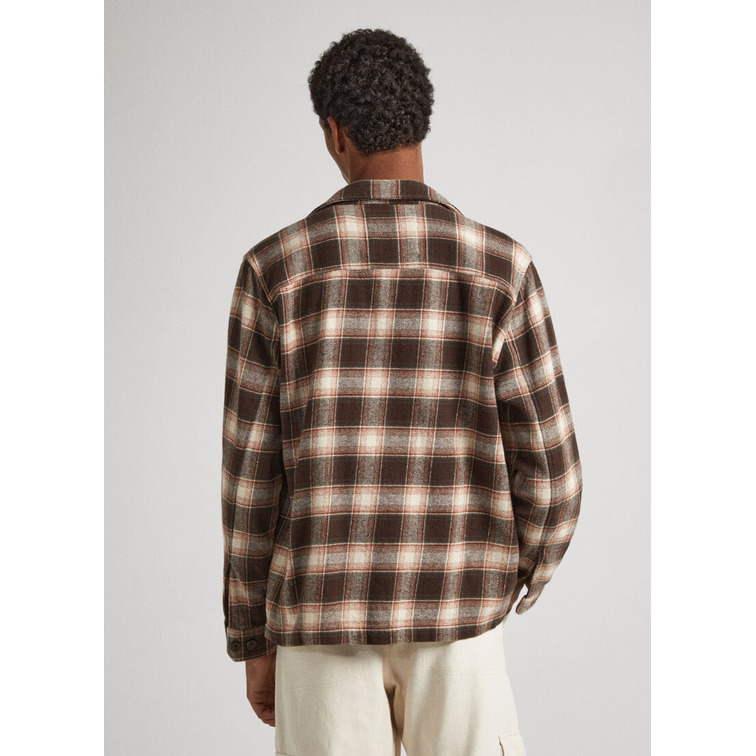 SOBRECAMISA FRANELA CUADROS HOMBRE PEPE JEANS CHAENDLER