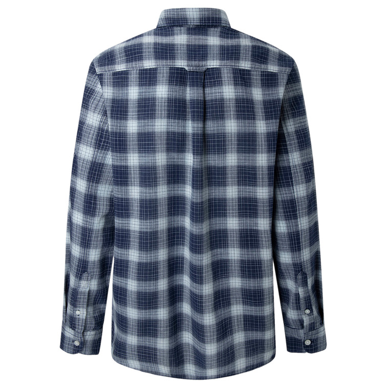 CAMISA ALGODÓN ÍNDIGO CUADROS HOMBRE PEPE JEANS CLAUDE