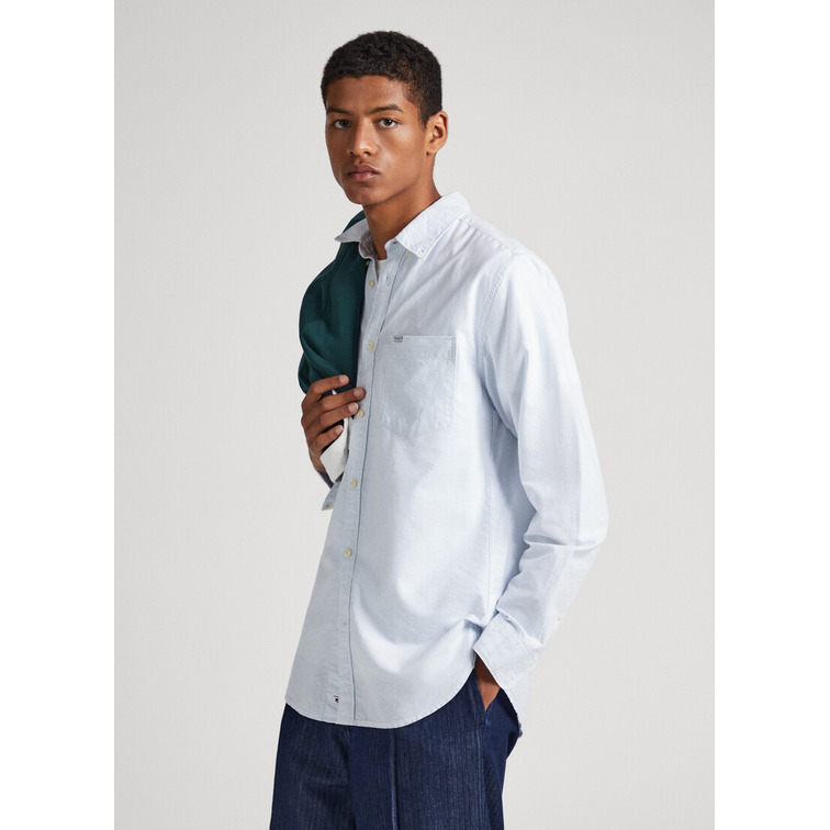 CAMISA OXFORD RAYAS BENGALA HOMBRE PEPE JEANS COSBY