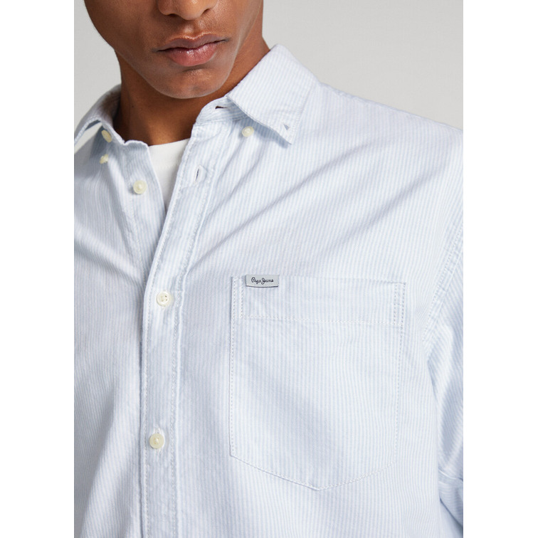 CAMISA OXFORD RAYAS BENGALA HOMBRE PEPE JEANS COSBY