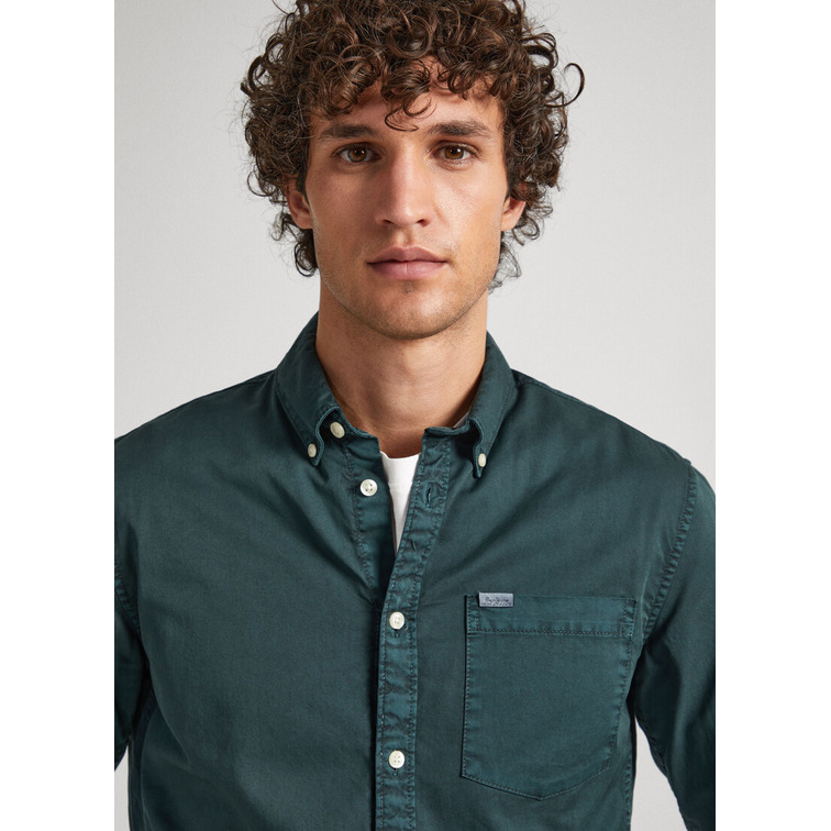 CAMISA ALGODÓN FIT REGULAR HOMBRE PEPE JEANS CRAIL