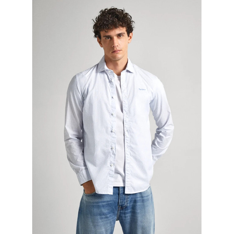 CAMISA POPELÍN ESTAMPADA FIT SLIM HOMBRE PEPE JEANS